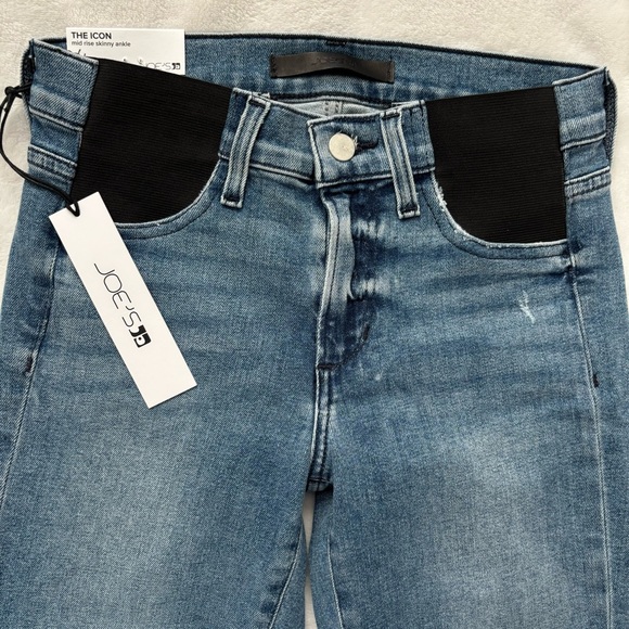 JOE'S The Icon Rookie Mid Rise Skinny Ankle Stretch Jeans--25 - Picture 7 of 16